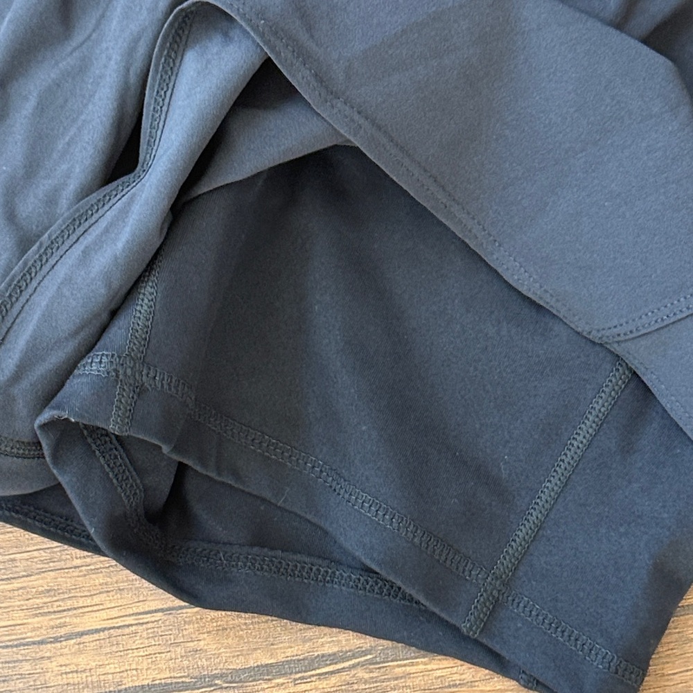 Torrid Active Black Shorts Size 00 (M/L 10) NWT Stretch Woven Bike Short Lined - Picture 5 of 7